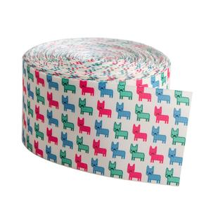 <span class=keywords><strong>3</strong></span> pulgadas 5 yardas/roll pet perro tejer grogrén (ligamento tafetán cinta impresa rollo - Product Image 3