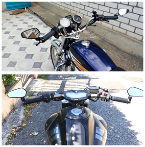 Meilleure vente de <span class=keywords><strong>moto</strong></span> modifié rétroviseur <span class=keywords><strong>guidon</strong></span> miroir <span class=keywords><strong>22</strong></span> <span class=keywords><strong>MM</strong></span> poignée en aluminium miroir - Product Image 6