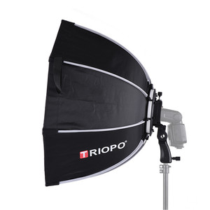 TRIOPO 65cm Umbrella Softbox Portable Outdoor Octagon for V860II TT600 TR-988 Flash Speedlite <strong>Soft</strong> <strong>Box</strong> - Product Image 4