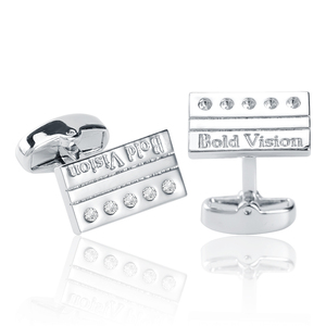 <span class=keywords><strong>Caballero</strong></span> regalos camisetas personalizadas <span class=keywords><strong>gemelos</strong></span> de oro deslumbrante hombres <span class=keywords><strong>gemelos</strong></span> con Logo - Product Image 1