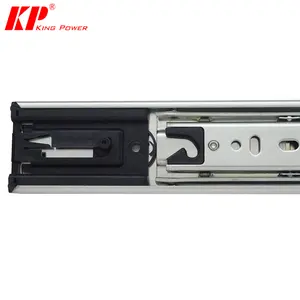 1045-SN2 Guangzhou factory supply full extension concealed drawer slide self closing slide