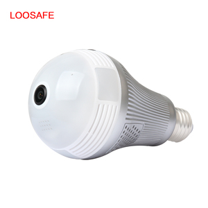 Casa de seguridad inalámbrica cámara panorámica de 360 grados de visión de noche bombilla de luz de la cámara - Product Image 3