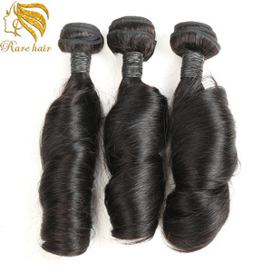 Al por mayor pelos brasileños paquetes 2 paquetes para afroamericano, Virgen del pelo humano con el encierro del cordón - Product Image 2