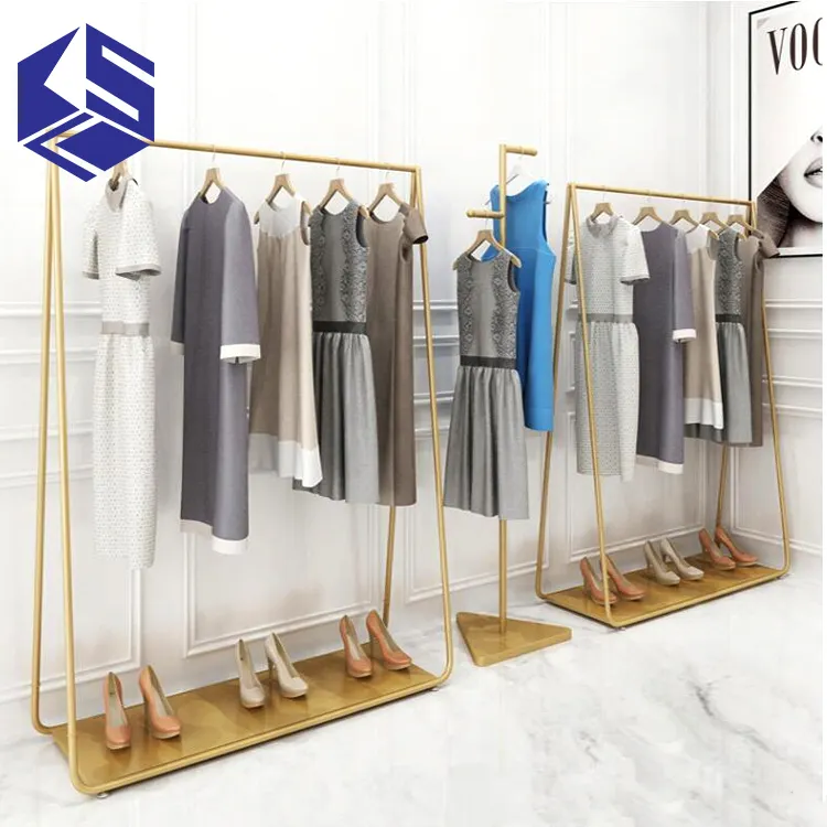 KSL Retail Metall Kleidung Display Rack modische Kleidung Display Rack Ständer für Tuch Shop