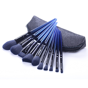 Gradient Cosmetic Brushes Tools Ensemble de pinceaux de maquillage de luxe 10PCS Ombre Face Eyes Brushes - Product Image 2