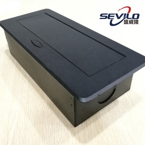 Zinc Alloy Wireless <strong>Pop</strong> <strong>up</strong> Floor Box Multi <strong>Plug</strong> <strong>Socket</strong> with 5 Outlets 220V - Product Image 2