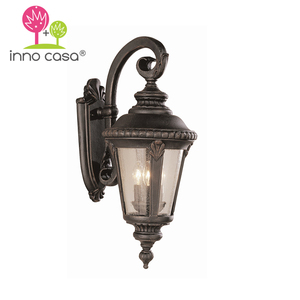 Pantalla de cristal de burbuja transparente de aluminio OEM al por mayor luz de pared exterior negra oxidada para iluminación exterior de jardín/calle - Product Image 5