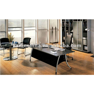 KL-11 último diseño buen precio personalizado verde material estructura de metal muebles de oficina mesa escritorio gerente OEM - Product Image 1