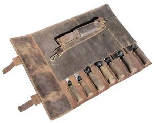 Estuche de Cuero <span class=keywords><strong>para</strong></span> Cuchillos HIBO, Bolsa de Chef, Estuche de Cuchillos de Lujo - Product Image 4