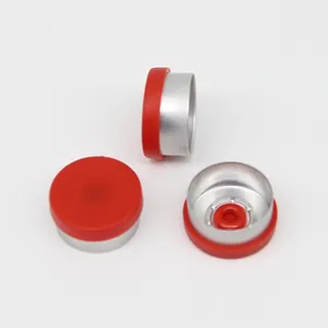 13mm Red Plane Pharma Injection Glass Bottle Flip Cap Seal Manufacturer