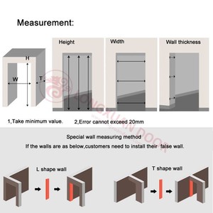 Puertas Interiores de Madera Maciza de Caoba con <span class=keywords><strong>Media</strong></span> Ventana y Aislamiento Térmico, Diseño Moderno Abatible - Product Image 5