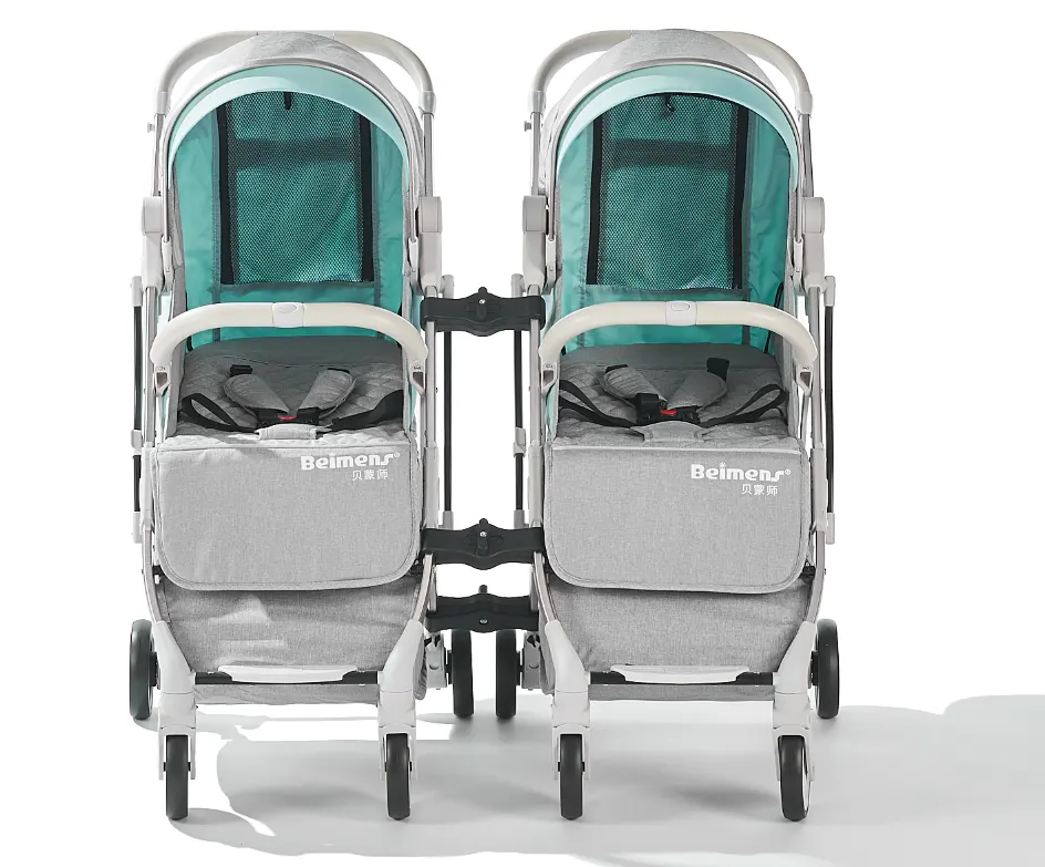 Twin baby stroller manufacturer children doble tricycle front and rear seats kids tricycle for twins