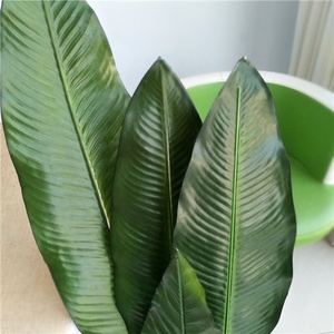 Hojas de plantas artificiales grandes, <span class=keywords><strong>Dypsis</strong></span> <span class=keywords><strong>Lutescens</strong></span>, simulación de látex, hojas de plátano, 2, 2 - Product Image 6