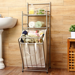 Bathroom Laundry Basket Hamper Sorter Foldable Basket Box Necktie Socks Bag Bathroom Accessories Rack Storage Organizer