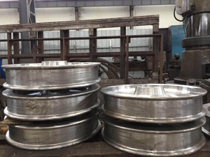 OEM تزوير الصلب عجلة رافعات الجسور/رافعة علوية شفة عجلة - Product Image 3