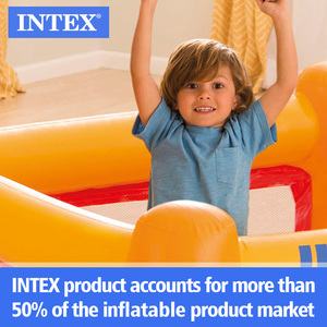 บ้านลมเด็กเล่น Intex 48260 รุ่น Soft Inflatable Playhouse Jump O <span class=keywords><strong>Lene</strong></span> พร้อมประตูคลานสำหรับเด็ก - Product Image 5