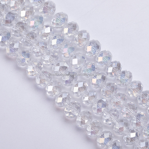 Pendientes de gota de agua de vidrio hueco para fabricación de joyas cuentas de Vidrio colorido colgante de cristal de - Product Image 5