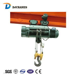Fábrica de China de calidad superior de la cuerda de alambre de hoist10ton <span class=keywords><strong>polipasto</strong></span> con control remoto inalámbrico <span class=keywords><strong>carro</strong></span> - Product Image 4