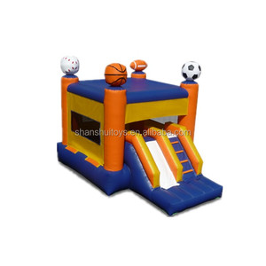 Ad Petit château gonflable d'extérieur avec toboggan pour enfants avec toboggan à <span class=keywords><strong>vendre</strong></span> - Product Image 4