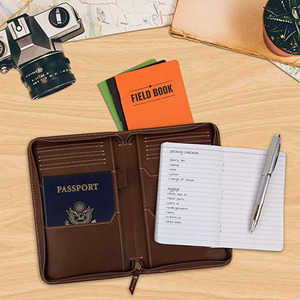 Da Ví Du Lịch & Hộ Chiếu Chủ: Hộ Chiếu Bìa giữ <span class=keywords><strong>4</strong></span> Hộ Chiếu, Thẻ Tín Dụng, ID, du lịch Tạp Chí và Người Giữ Tài Liệu - Product Image 5