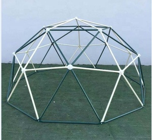Popolare sul mercato USA: Arrampicatore a cupola in metallo rotondo da 10FT - <span class=keywords><strong>Trainer</strong></span> da palestra certificato ASTM con 3 set combinati - Product Image 3