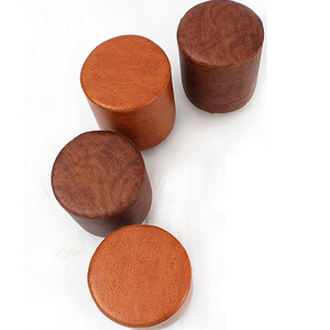 New Round Solid Wood <strong>Leather</strong> <strong>Stool</strong> Home Furniture Living Room Furniture Home <strong>Stool</strong> &amp; Ottoman Modern Wooden in the Living Room - Product Image 3