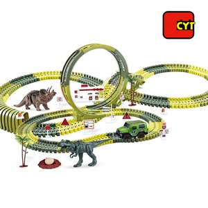 <span class=keywords><strong>La</strong></span> Asamblea flexible ferrocarriles luminoso juguete pista con 137 unids - Product Image 1