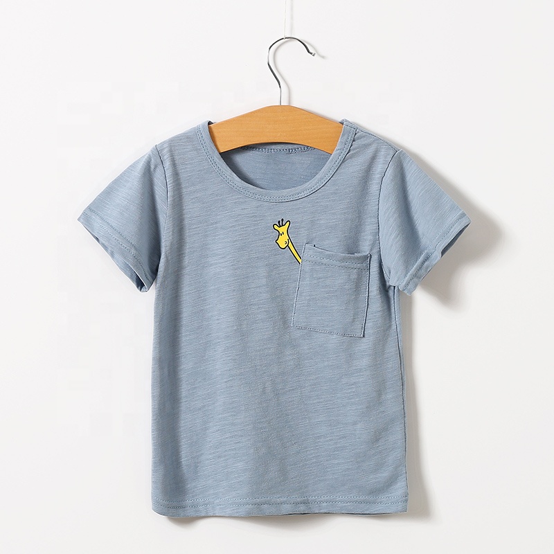 Детская одежда, Детская Хлопковая футболка с короткими рукавами на лето