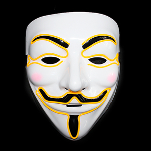 Halloween EL Wire Glowing <strong>Mask</strong> Luminous LED Light up <strong>Cool</strong> <strong>Masks</strong> for Christmas Cosplay Birthday - Product Image 2