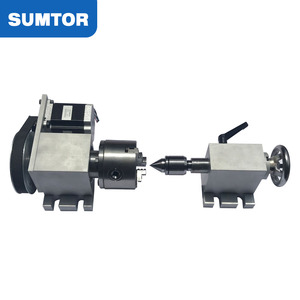 Un eje 80 portabrocas y dedal Cnc mesa giratoria máquina de 4º eje grabado 1520 o 3040 con nema 23 <span class=keywords><strong>motor</strong></span> paso a paso de 76 mm - Product Image 3
