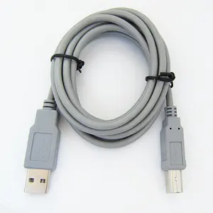 Usb Cable Factory Super Flexible Silicon Usb Printer Cable Multi Usb A To B Type 2.0 Data Cable