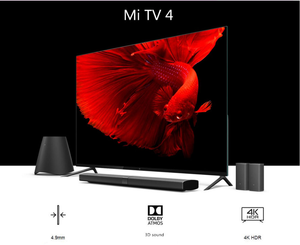 Original <span class=keywords><strong>Xiaomi</strong></span> Mi TV 4 65 "<span class=keywords><strong>pulgadas</strong></span> <span class=keywords><strong>Smart</strong></span> TV interfaz en inglés Real 4 K HDR <span class=keywords><strong>Ultra</strong></span> delgada de televisión - Product Image 3