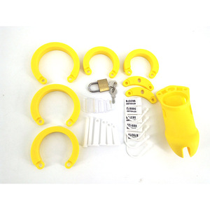 FAAK 10cm * 3.8cm थोक सेक्स खिलौने पीले <span class=keywords><strong>CB6000</strong></span> आदमी सिलिकॉन शुद्धता पिंजरे लिंग पिंजरे शुद्धता डिवाइस के लिए पुरुष - Product Image 6