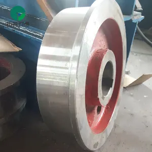 Trilho de aço resistente forjado e fundido da roda do trilho para o trator
