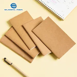 2019 custom printing brown kraft paper cover notebook stationery daily note book wholesale