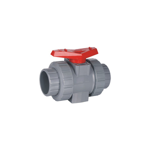Cpvc pvc plástico tornillo tipo therad verdadera doble unión válvula de bola - Product Image 1
