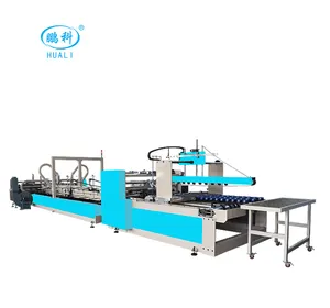 HUALI 10% OFF Paper board collage machine Automatique Plieuse Colleuse Machine pour la fabrication de carton boîte
