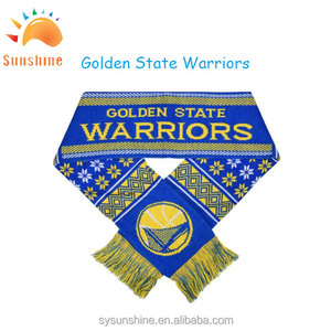 Estado de Oro bufanda de punto de baloncesto de doble cara <span class=keywords><strong>nuevos</strong></span> guerreros estilo nuevo - Product Image 3