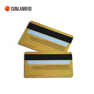 Tamaño de tarjeta de crédito Hico/<span class=keywords><strong>Loco</strong></span> de Pvc de plástico Rfid de tarjeta de banda magnética - Product Image 3