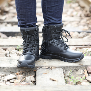 Stivali professionali da <span class=keywords><strong>uomo</strong></span> 8 pollici da addestramento tattico da combattimento nero EVA scarpe invernali in tessuto a rete impermeabili <span class=keywords><strong>stivaletti</strong></span> estivi Desert - Product Image 3