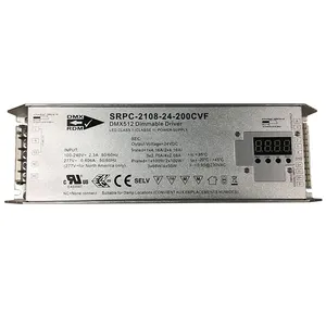 100-277V 200W DMX RDM conduit conducteur SRPC-2108-24-200W CVF