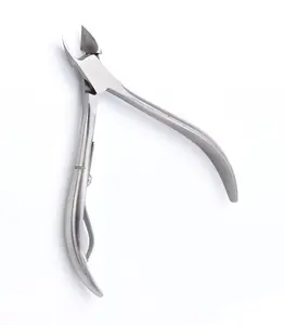 Supplier of precise blade stainless steel half jaw nail art tool manicure nail dead skin cuticle trimming nippers