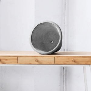 Macetas y jardineras redondas clásicas de Fiberclay, venta al por mayor, buen <span class=keywords><strong>precio</strong></span>, colección de plantas de cemento - Product Image 5