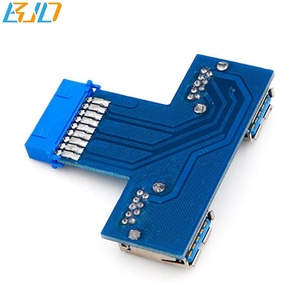 Dual 2 Port USB3.0 Adapter External Connector für Mainboard, 2 USB3.0 Typ A Buchse auf 20-pin (19-pin) Weibliche Header - Product Image 5