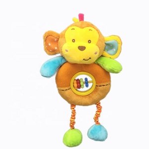 EN-71 & ASTM 테스트 통과 슈퍼 소프트 딸랑이 테디 베어 아기 소녀 플러시 장난감 - Product Image 5
