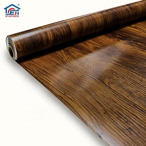 تصميم جديد من البلاستيك <span class=keywords><strong>PVC</strong></span> فيلم حبوب الخشب لديكور المنزل - Product Image 1
