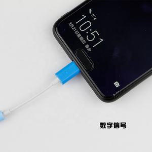 Siêu Chất Lượng Cao Nylon Bện Aux Adapter <span class=keywords><strong>Cable</strong></span> Cord Loại C Để 3.5Mm Âm Thanh Adapter Loại C Adapter - Product Image 4