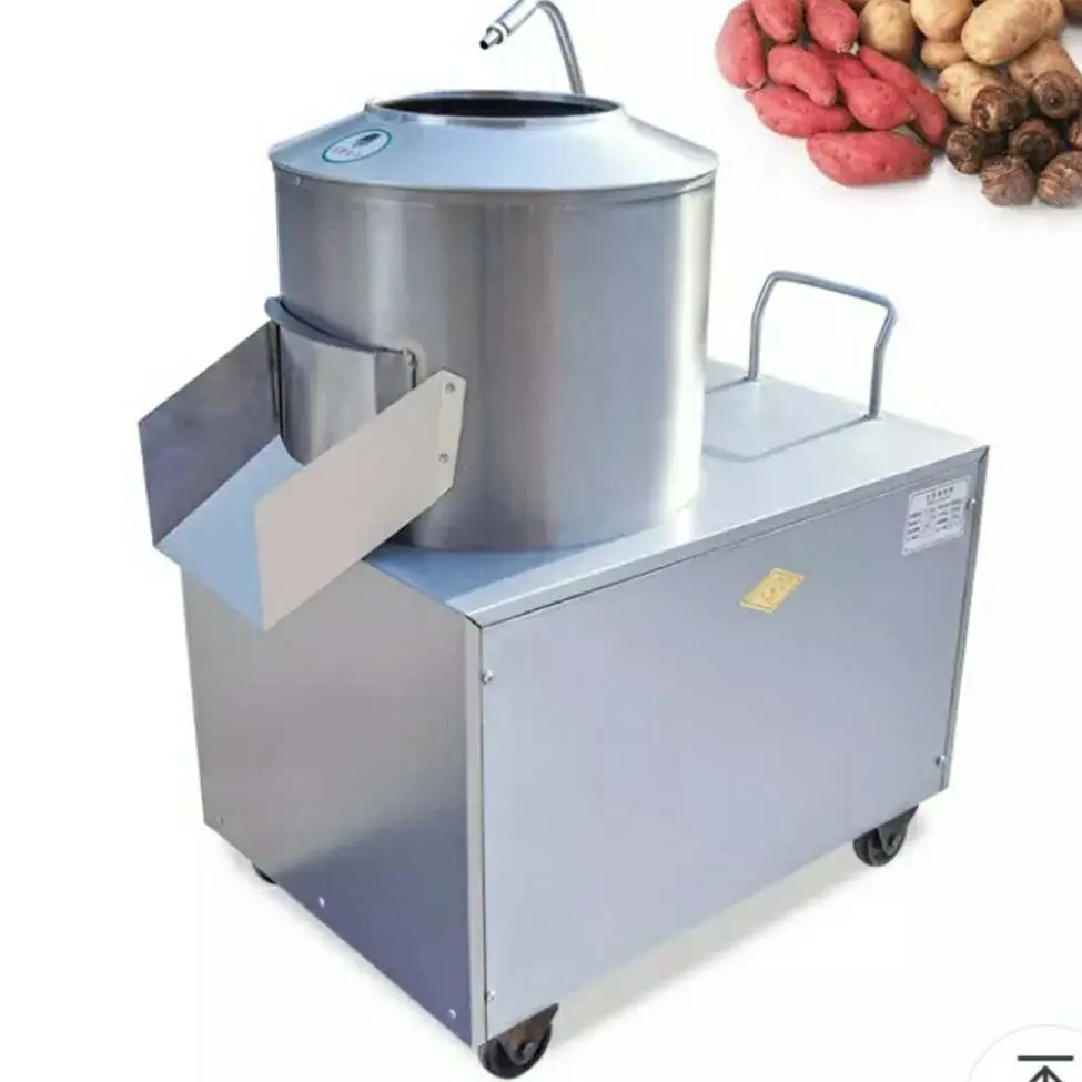 304 Paslanmaz çelik otomatik elektrikli patates soyucu fiyat/endüstriyel patates soyucu/ticari patates soyma makinesi