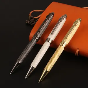 2024 Exclusive premium roller ball pen for Vip Guest gift Executive Gold plated Carving heavy metal touch stylus pen for business