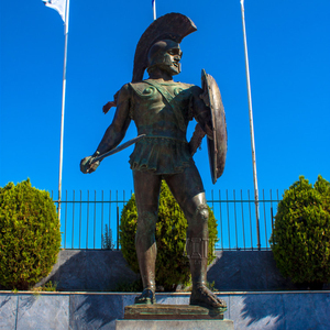Gran Esparta héroe bronce Guerrero griego Leónidas estatua escultura - Product Image 5